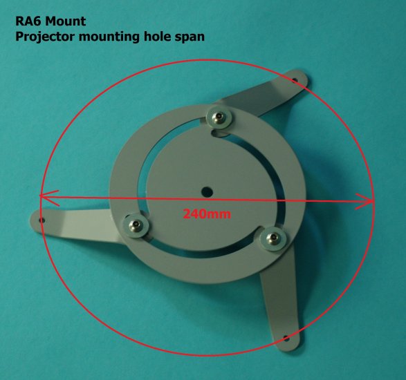RA6 Promethean Ceiling Pole Mount (Small) - Click Image to Close