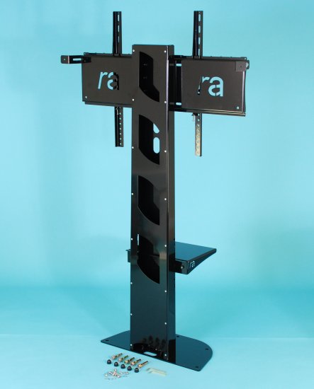 RA-Atlas3 FS Fixed Floor Stand. Screens up to 75 inch and 75kg - Click Image to Close