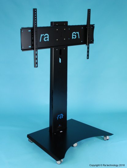 RA Atlas Manta-4-Mobile. Fixed Height Trolley. Screens up to 98" - Click Image to Close