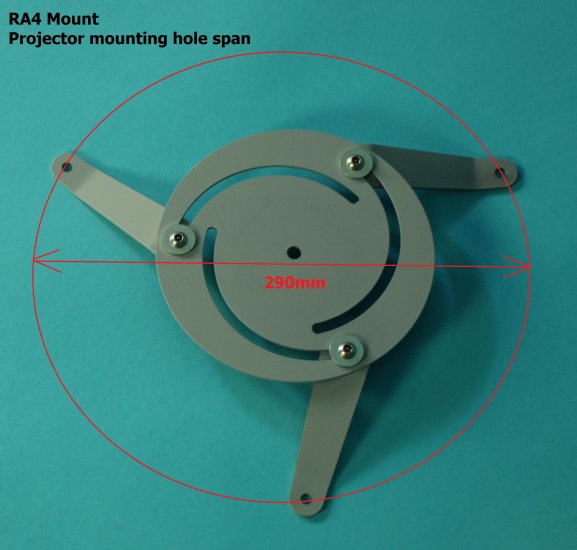 RA4-PM Promethean Ceiling Pole Retro Fit Mount - Click Image to Close