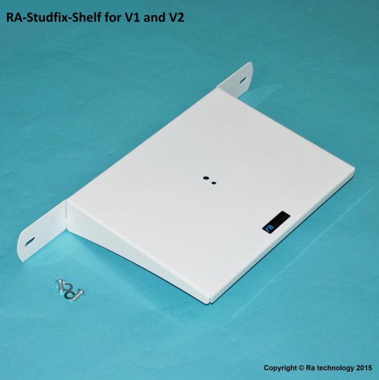 RA Studfix V1 and V2 Optional Laptop / Media Shelf - Click Image to Close