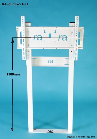RA-Studfix-V1-LL Wall to Floor Mount for Flat Screens up to 65kg - Click Image to Close