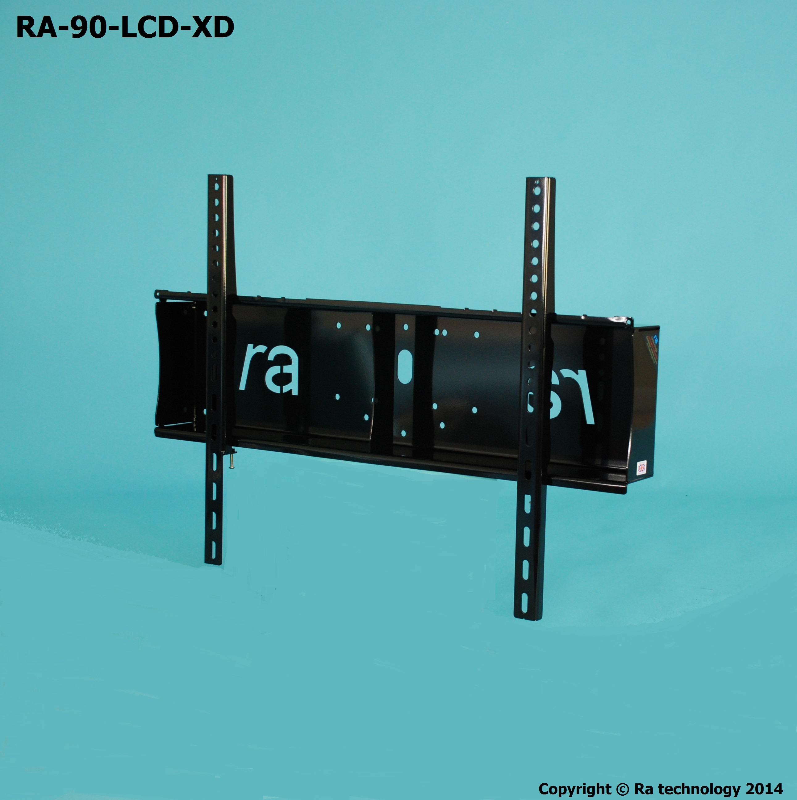 RA-90-LCD-XD. Fixed Wall Mount With Container / Storage