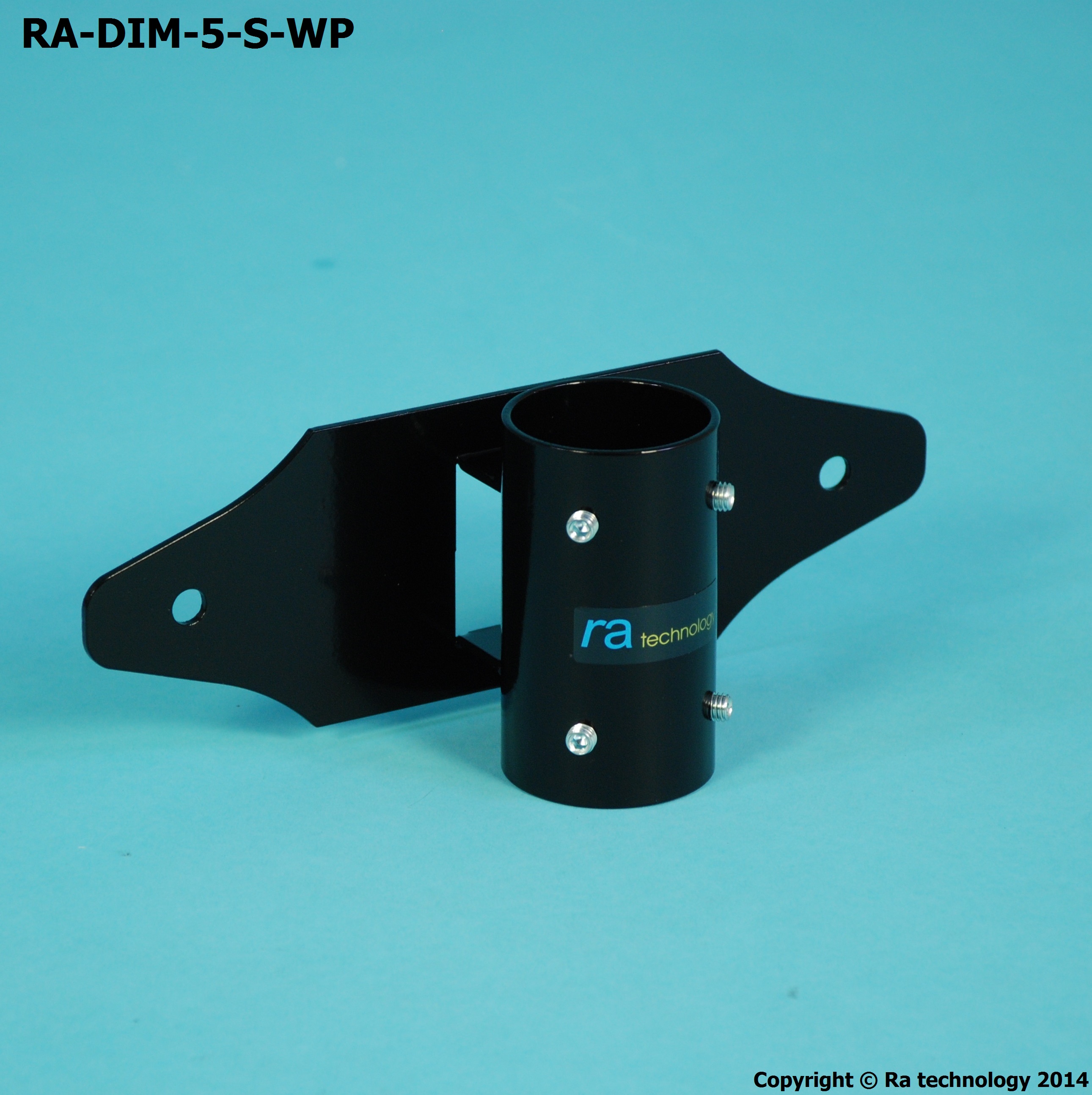 RA Dim five Floor to Ceiling System. Single Wall Mount Plate.